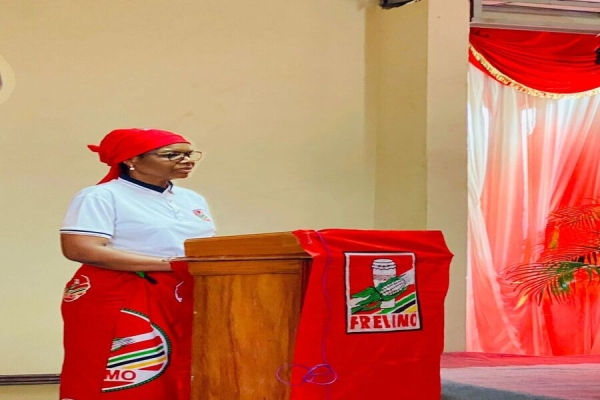 Amélia Muendane, Membro da Comissão Política e Chefe da Brigada Central para Assistência à Província de Cabo Delgado.